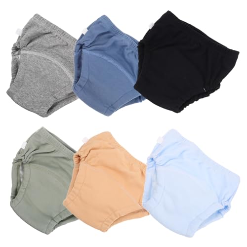 BESTYASH Soft Breathable Baby Training Pants Absorbent Newborn Potty Training Pants for Boys Leak Prevention Assorted Color