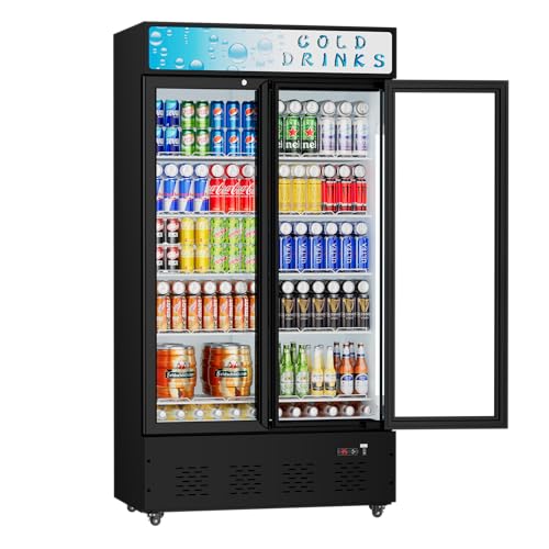 Ferueo Commercial Beverage Refrigerator, 30 Cu.ft....
