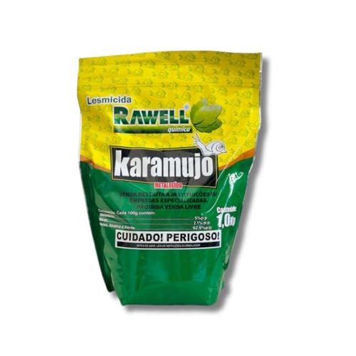 Combate Lesma Lesmicida Caramujo Karamujo 1KG Grama Planta