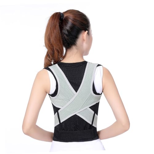 Ipetboom Breathable Humpback Posture Support Belt for Men Women Comfortable Strap to Posture and Enhance Spine Alignment