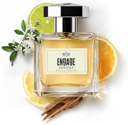 Engage Verona Eau De Parfum for Women 100ml |Long Lasting EDP| Everyday Luxury Perfume| Citrus Fruity| Perfect for Daily Wear|Skin Friendly|No Parabens| No Silicones|Dermat-Tested| Gift for Woman