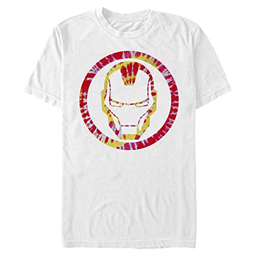 T-shirt Marvel imprimé tie-dye classique blanc en taille 4X-Large