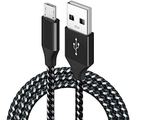 Câble micro USB de synchronisation de données de charge rapide pour manettes PS4/PS4 Pro/PS4 Slim, Samsung Galaxy J7, S7, S6, tablettes Fire HD, manettes PS4, Sony, Motorola, Huawei et plus encore Cover