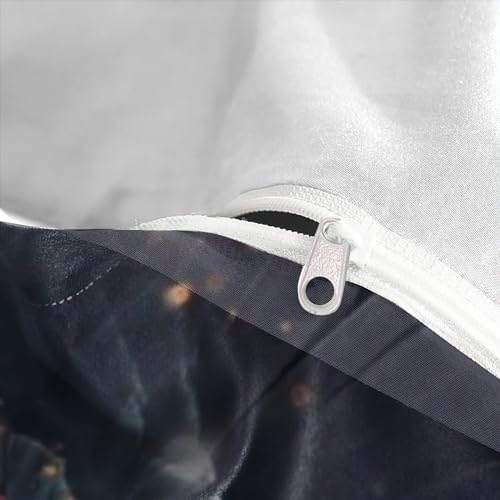 Housse de couette 3D imprimé e parure de lit microfibr 3 pièces IOFEER - 8