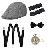 Gionforsy 1920s Accessories for Men 20s Gatsby Costume Accessories Set
