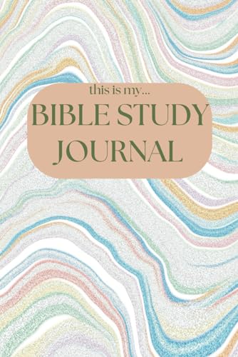 Journal d'étude de la Bible marron et bleu avec méthode du soleil pour notes de sermon