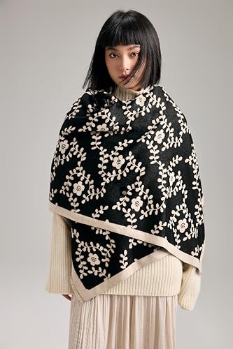 iCuviy Large Soft Scarves Pashmina Shawls & Wraps for Women Cashmere Feel Women's Scarves3