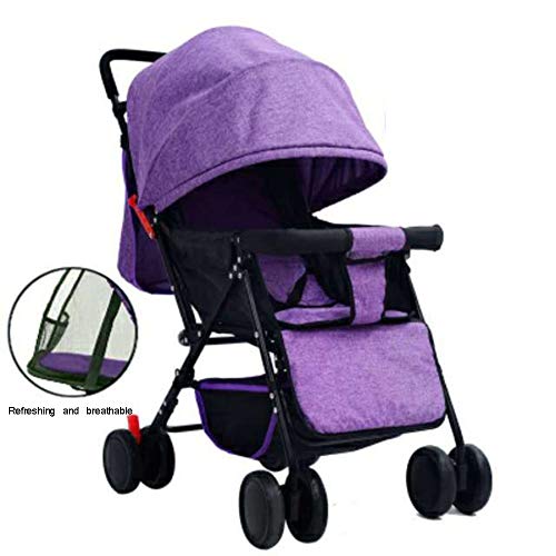 image for MUY Stroller Pushchair, Adjustable Backrest, with One Hand Fold, Buggy