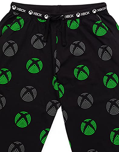 Xbox Lounge Pants Mens Black Game Console Pajamas Trouser Bottoms Pjs2
