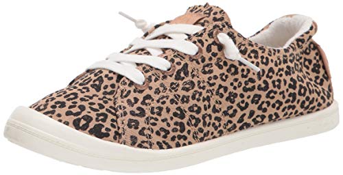 Roxy womens Rory Slip on Sneaker, Beige Cheetah Ex, 6.5 US