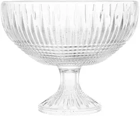 WOLFF - Centro de Mesa de Cristal com Pé Queen 25cm x 20cm