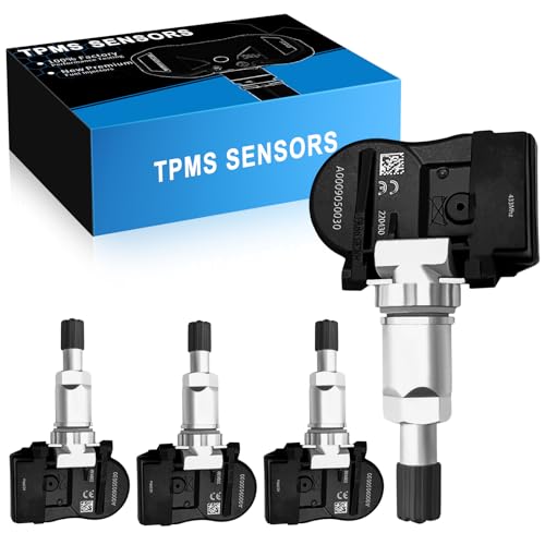 YZHIDIANF A0009050030 for:-Mercedes Benz TPMS Sensor Tire Pressure Monitor Pre-Programmed 433MHz Fit for E300 E350 E550 B250 C300 C350 C63 CL550 CL600 CL63 AMG GL350 for:-Smart Fortwo 4 Pack