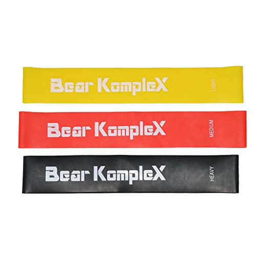 Bear KompleX Resistance Loop Bands for Home Workouts, Set of 3 Levels for Hip and Glute Activation, Core Strength, Mobility, or Strength Training, For Men and Women, Fitness PDF Included With Purchase Bear KompleX Resistance Loop Bands for Home Workouts, Set of 3 Levels for Hip and Glute Activation, Core Strength, Mobility, or Strength Training, For Men and Women, Fitness PDF Included With Purchase
