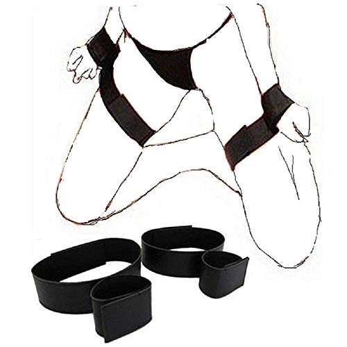 Edonsor Durability Nylon Bon-da-ge Straps Cuffs Set for Wrist Leg