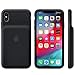 Apple iPhone Xs Max Smart Battery Silicone Case with Wireless Charging - Black