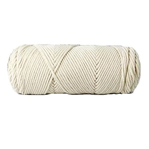 Cheeky Super Chunky garn 100 g mjölk bomull garn 23 färger stickning färgglad ull supermjuk parti stickad baby mjuk hantverk tröja garn-09 kaki vit_1 st
