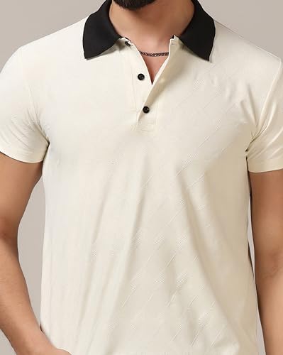 Image of TOPLOT Men's Regular Fit Polo T-Shirt
