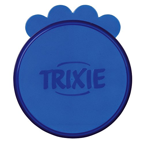 TRIXIE Dosendeckel – Deckel für Futterdosen zur Frischhaltung – Kunststoff – spülmaschinenfest – ø 7,6 cm – 3 Stück – 24551