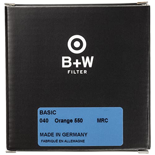 B+W 46mm Basic Black & White (Orange) MRC 040M Glass Filter by B+W - Image 3