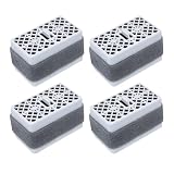 NEIQIUWING Confezione da 4 elementi filtranti per purificatore d'aria TOTO WC S300/S350E/S550E/C5/C2/SW3074 - Filtro ai carboni attivi, 60 × 35 × 24 mm