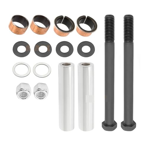 Kit de pernos de pasador rey del husillo para EZGO TXT PDS 2001 en adelante con bujes y tubos
