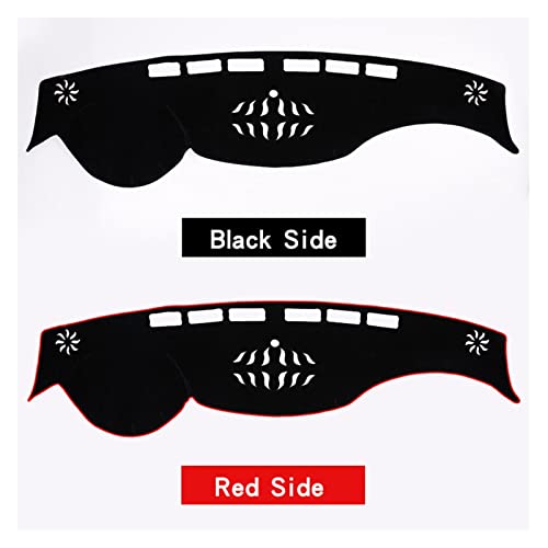 Protector salpicadero Nissan Patrol Y62 Armada contra luz solar RHD rojo 7