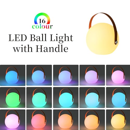 LED Glowing Ball Light 16 Color Changing Kids Night Light Mood Lamp - Image 4