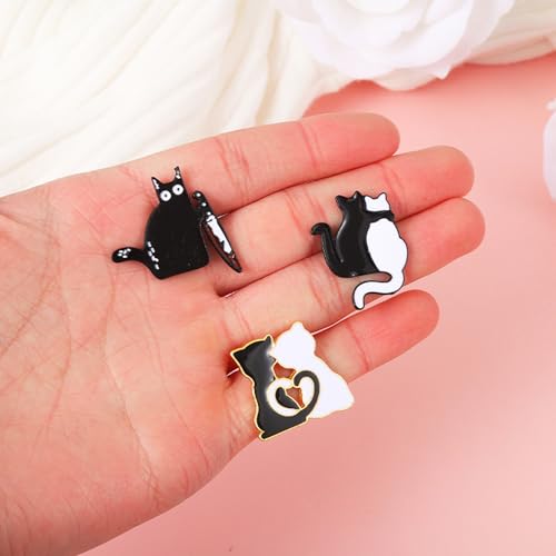 Image of Cute Enamel Pins Cartoon Lapel Pin Brooch Badge for Backpack Jackets Funny Tiger Pins for Gift Anime Enamel Pin for Clothing Hat Decoration