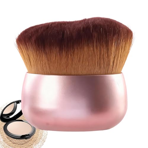 Brocha para base de cuerpo, extra grande, 7,5 cm de ancho, cerdas, aplicador de base de mezcla bronceadora, para corrector de cuello, brazos, espalda y piernas