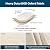 Westblue Outdoor Sectional Patio Furniture Covers - Waterproof Rip-Stop Anti-UV 600D Heavy Duty Couch Cover with 3 Air Vent - 85''L x 33.5''D x 31''H, Light Green