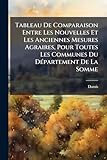  Tableau De Comparaison Entre Les Nouvelles Et Les Anciennes Mesures Agraires, Pour Toutes Les Communes Du Département De La Somme