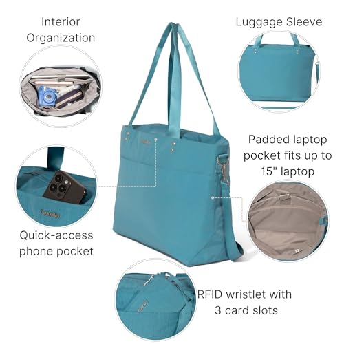 Baggallini Carryall Laptop Tote-Medium 12x19 Inch Travel Crossbody Shoulder Bag3