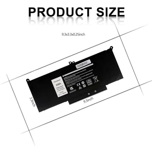 Batterie PC Dell Latitude E7280 E7380 E7480 F3YGT DM3WC