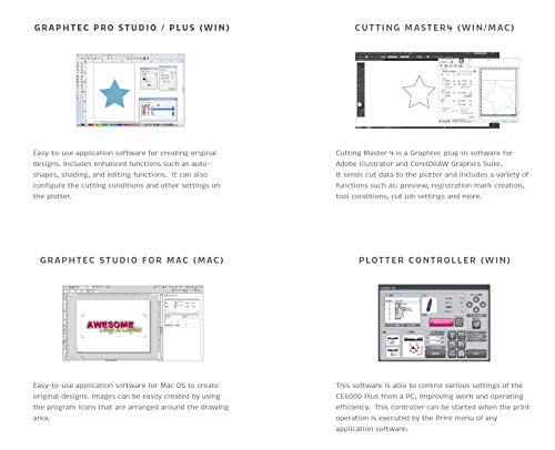 Graphtec Ce7000-60 Plus - 24" Vinyl Cutter With Deluxe Software Package And 2 Year Warranty #TOP5