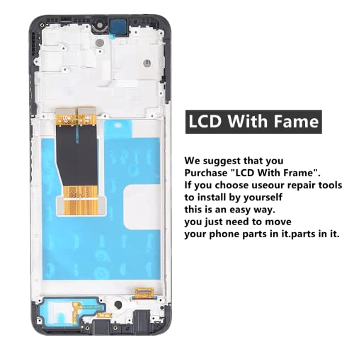 For T-Mobile Revvl 6 Pro 5G Screen Replacement Kit With Frame For Revvl 6 Pro Tmaf035G Lcd Display Digitizer Touch Screen Assembly With Repair Part Tools 6.82 Inch #TOP1
