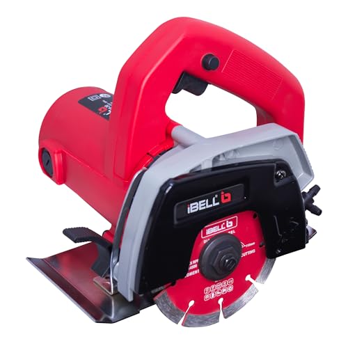 Image of IBELL Marble Cutter MC10-30, 1050W, Copper Armature, 13800 RPM, Wheel dia 110 mm, Cutting Depth 34mm (Red)