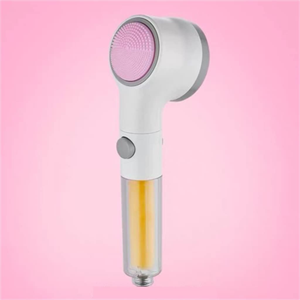 GLETSF Shower Head Water Saving Black 5 Mode Adjustable High Pressure Shower One-key Stop Water