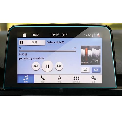 Film Écran Tactile Ford Focus 2019 Anti-Rayures Verre Trempé Navigation 8" Max