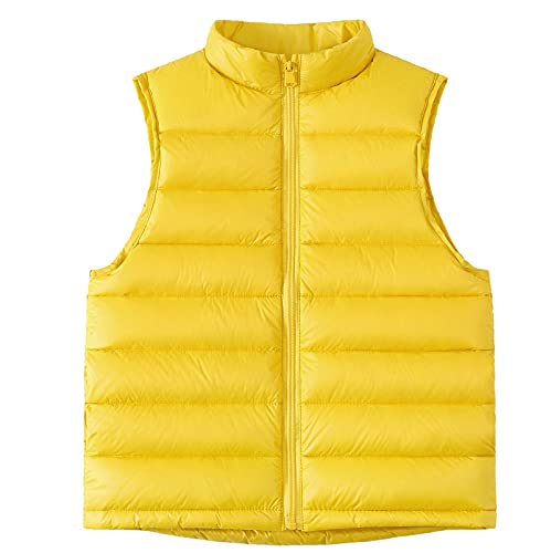 Happy Cherry Down Puffer Vest for Boy Girls Lightweight Water-Resistant Winter Jacket Outwear Kids Fall Sleeveless Coats