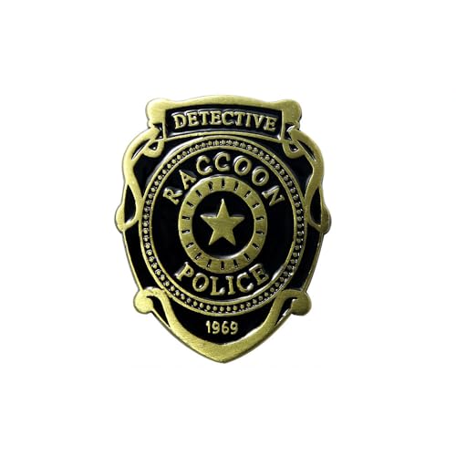 Image of Sheriff Police Badge Pin - RE Police & Cowboy Honor Stars Accessories - Cosplay Costume Gift for Women Men