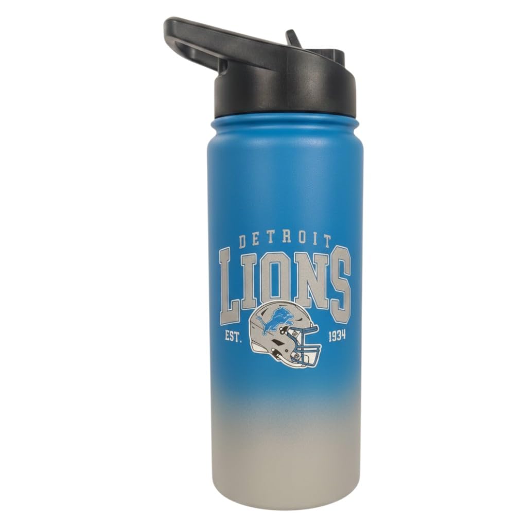 Proformance Home NFL Detroit Lions ProFlip Vintage Arch 20oz Stainless Steel Water Bottle