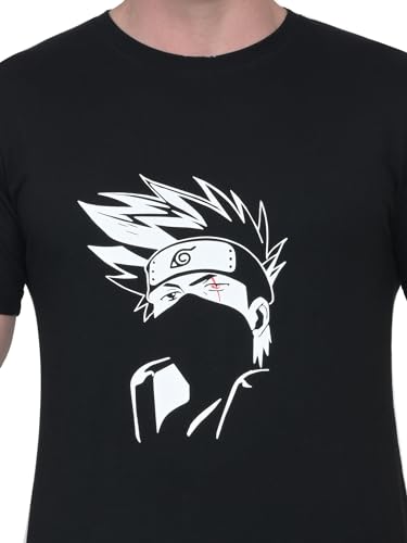 Image of Naruto Pure Cotton Round Neck T Shirt for Men