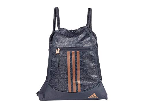 adidas Alliance Sackpack dragsko ryggsäck gymväska, Jersey Onix/Roséguld, en storlek