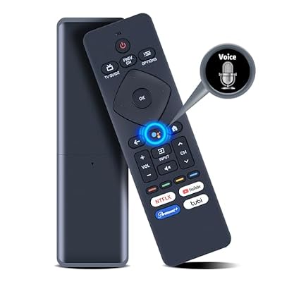 PZL New Voice RF439A-V06 RF439AV06 URMT26CND001 Replacement Remote Control for Philips LED 4K Android Smart TV 43PFL5766/F7D 55PFL5766/F7D 55PFL5766/F7E 65PFL5766/F7D 50PFL5766/F7D 55PUL7472/F7