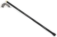 Vista 4 de Snake Eye Tactical Mango de peltre para bastón de caminar de 34.5 pulgadas con pequeño almacenamiento sin hoja