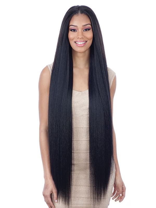 Organique MastermixSTRAIGHT 36" - Shake-N-Go Synthetic Bundle Weave (Color:BHCARAMEL)