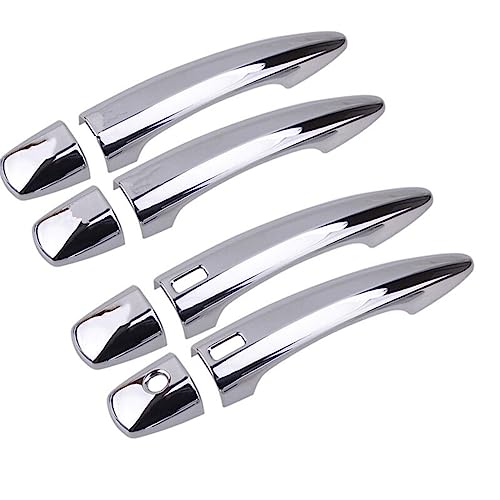 Couvercle de poignée en carbone chromé Nissan Sentra 2020-2022 protection anti-rayures clipser