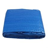 Fauhapyway Telo protettivo per piscina in polietilene resistente, rettangolare, impermeabile, per uso esterno, previene fanghi e danni da terreni irregolari (260 x 170 cm)