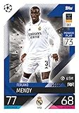2022-23 Topps Match Attax UEFA Champions League UCL #123 Ferland Mendy Real Madrid CF Official Soccer Trading Card in Raw (NM or Better) Condition