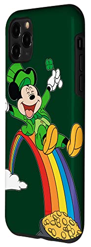 Coque iPhone 11 Pro Max Mickey verte pour la Saint-Patrick